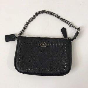 COACH Black Nolita 15 Wristlet